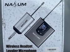 Wireless Lavalier Microphone Headset Clip-on Mic System Vlog Video New Sealed