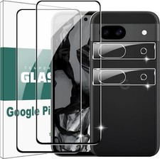 Glass Screen Protector & Camera lens For Google Pixel 8A 6/6A/7/7A/8 8 9 XL PRO
