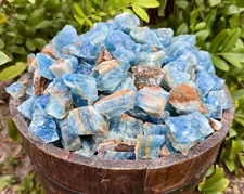 Blue Onyx Rough Natural Stones Wholesale Bulk Lots (Raw Blue Onyx Crystals)
