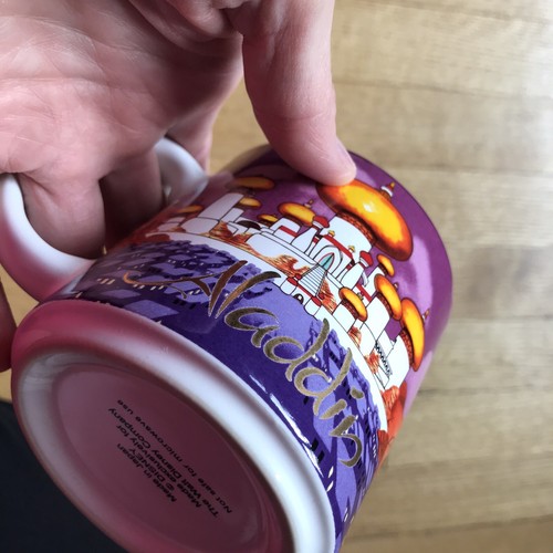Vintage NEU IM KARTON Mint Walt Disney ALADDIN 1996 Keramiktasse Tasse 12 Unzen Sammlerstück - Bild 6 von 12