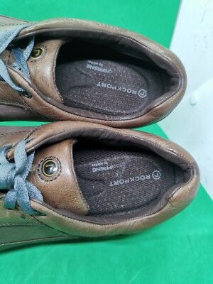 Rockport Adidas Adiprene Brown Leather Comfort Shoes Men\'s Size 11 Extra Wide Rockport Adidas Adiprene Brown Leather Comfort Shoes Men main image 2