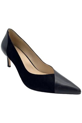 Naturalizer 27 Edit Faris Leather Pointed Toe Pumps Black Suede