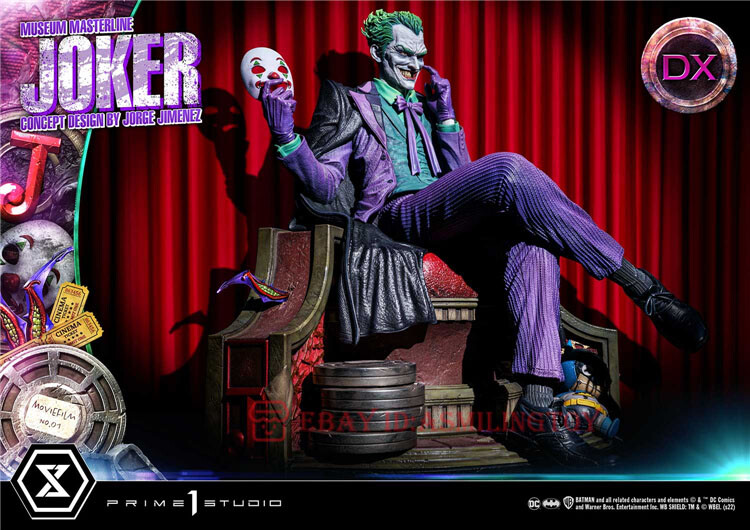 Prime 1 Studio MMDC-55 Joker Statue 1/3 Theater Hideout-themed