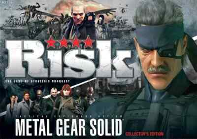 #ad SEALED Metal Gear Solid RISK Collectors Edition board game NEW SEALED $79.99