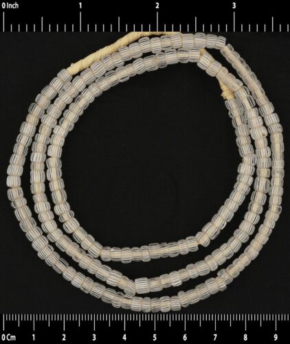 Antique Gooseberry Venetian glass beads old African trade Ghana necklace