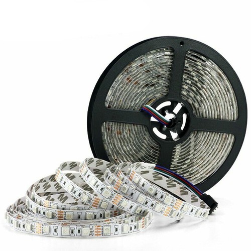 5M 300Leds RGB Led Strip Light 3528 5050 DC12V 60Leds/M Fiexble Light Led Ribbon - Picture 2 of 6