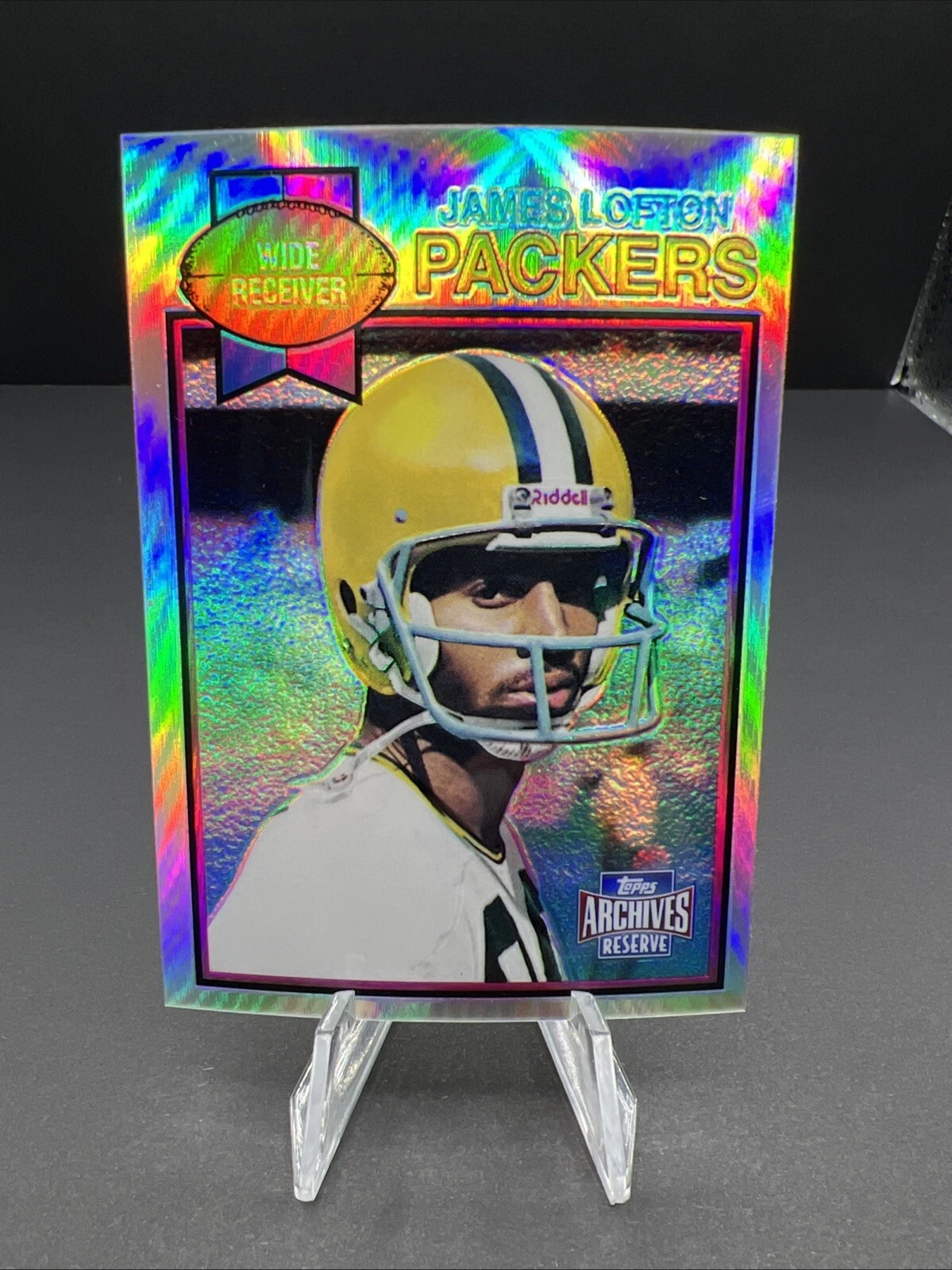 JAMES LOFTON 2001 Topps Reserve Archives Reprint (1979) #310.  PACKERS