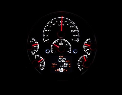 Sistema de calibre analógico Dakota Digital 61-66 Ford Pickup 66-77 Bronco HDX-66F-BRO-K - Imagen 8 de 17