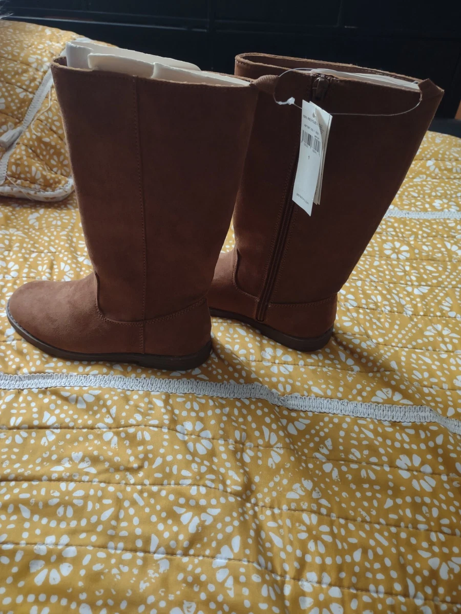 Girls brown boots size 1 top