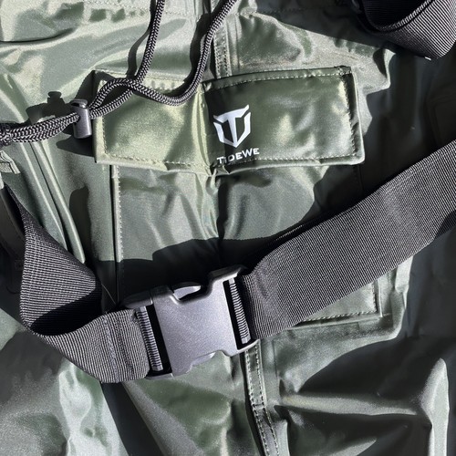 TIDEWE Bootfoot Chest Wader, 2-Ply Nylon/PVC Waterproof Fishing & Hunting Waders - Picture 4 of 11