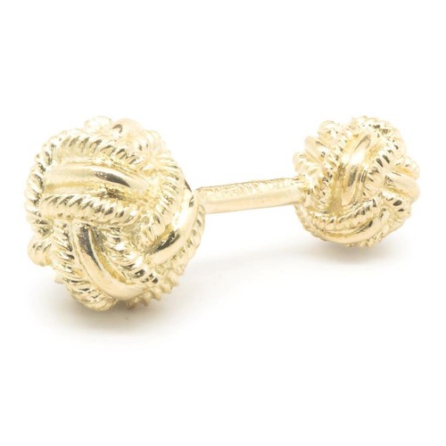 Tiffany & Co. Schlumberger 18 Karat Yellow SINGLE Double Knot Cufflink - Picture 2 of 4