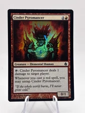 Cinder Pyromancer 9/34 Foil Premium Deck Series: Fire and Lightning MTG LP