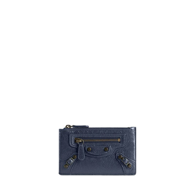 BALENCIAGA Le City $440 Dark Maree Card Holder New & Authentic