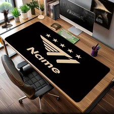 40 90cmCustom Name Gaming Mouse Pad  Desk Mat - Non-Slip Rubber Base, Personali