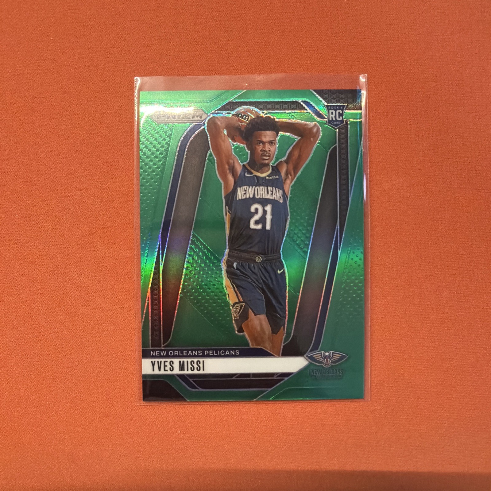 Yves Missi 2024-25 Panini Prizm Green Prizm RC #233