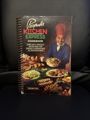 Cookbook Pasquale's Kitchen Express Vol II Fast Recipes Chef Carpinos TV Series