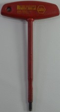 Wiha VDE T-Handle Hex 5mm 1000 Volt Electrical Safety GERMANY HTF Allen Metric