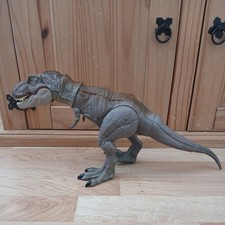 Jurassic Park World Extreme Chompin' Tyrannosaurus Rex Action Figure Damaged 