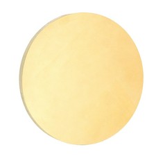Brass Round Plate, 0.16" 4mm Thick 2.4" 60mm Dia H65 Brass Round Sheet