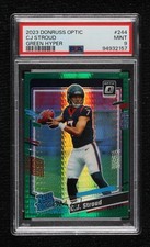 2023 Donruss Optic Rated Rookie Green Hyper Prizm CJ Stroud #244 PSA 9 MINT 17ht
