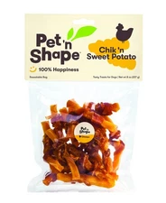 Sweet Potato Jerky Dog Treats - 8 Ounce Natural Chews for Dogs