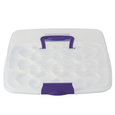 Wilton Oblong Cake and Cupcake Carrier, Pract...