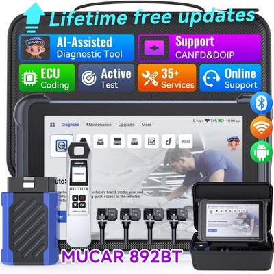 MUCAR 892BT KFZ OBD2 Diagnosegerät Full System Bi-direktionale VENU iPro TPMS