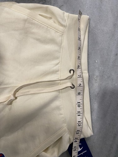 NWT Champion Size XS Power Blend Cream Gold Logo Drawstring Sweatpants Joggers - Bild 7 von 11