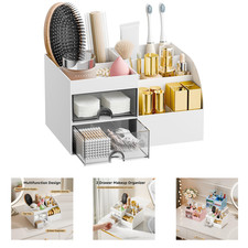 Makeup Organizer with Drawers and Compartments, Vanity and Bathroom Storage