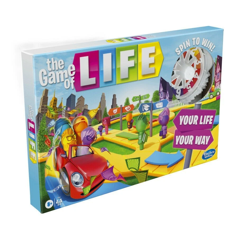 THE GAME OF LIFE Spin To Win For Kids Family Hasbro Gaming 2 to 4 Players 8+ - Image 3 of 4