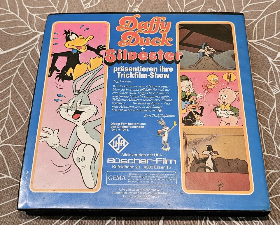 Daffy Duck + Silvester Trickfilm-Show Super 8 Zelluloid Film Color Ton 80m - Bild 3 von 4