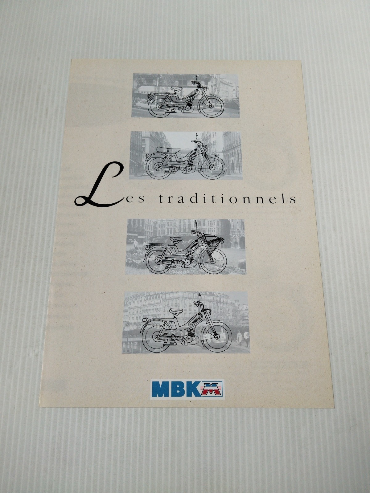Brochure MBK 88 et 89 vintage de 1993 à exposer dans votre garage de passionné de cyclomoteurs