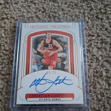 2024-25 Panini National Treasures Christian Laettner Signatures Bronze Auto 5/25