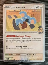 Pokemon- Larry's Komala 175/217- Cosmos Holo Card- Ascended Heroes