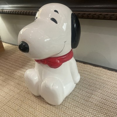 Vintage Benjamin & Medwin Ceramic Snoopy Cookie Jar Peanuts