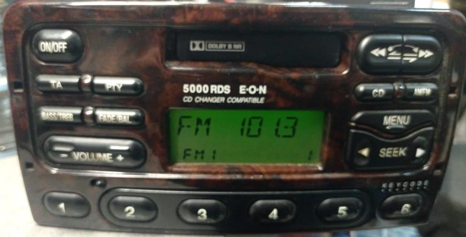 AUTORADIO FORD 5000 RDS EON TESTATO FUNZIONANTE CON CODICE E MANUALE ORIGINALE - Immagine 4 di 4