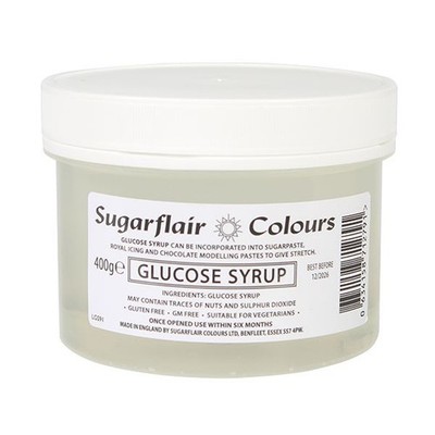 Flüssiger Glukosesirup Sugarflair 400g Kuchen Backen Süßwaren Lebensmittelqualität Glasur