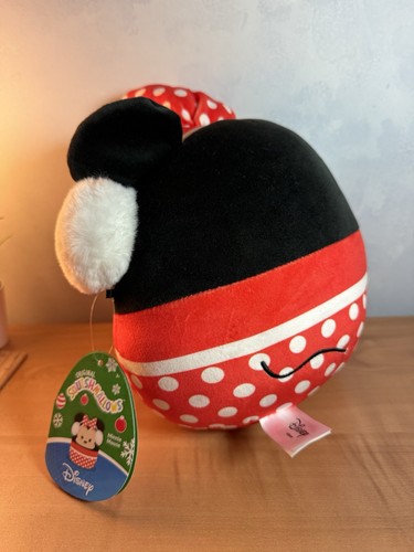 Squishmallows MINNIE MOUSE Plush Multicolor Polka Dot 10" Disney 2024 Christmas - Picture 3 of 9
