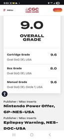 NES Contra 3 Force Cgc  9.0 CIB Complete In Box Graded Nintendo Rare 