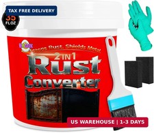 Rust Converter Paint for Metal, 2-in-1 Rust Reformer, Inhibitor Primer, Water-