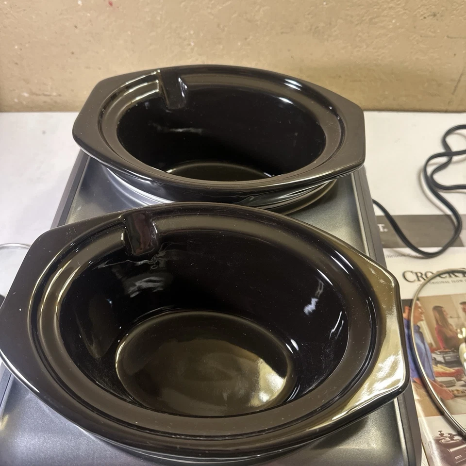 Crock-Pot SCCPMD1-CH Hook Up Double Connectable 2 1-Quart Slow Cookers  - Image 2 of 4