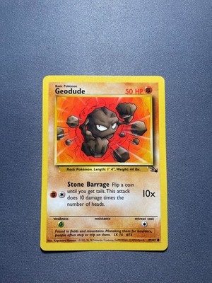 Pokémon TCG - Geodude - Fossil Unlimited - 47/62 - Wizards 1999-2000