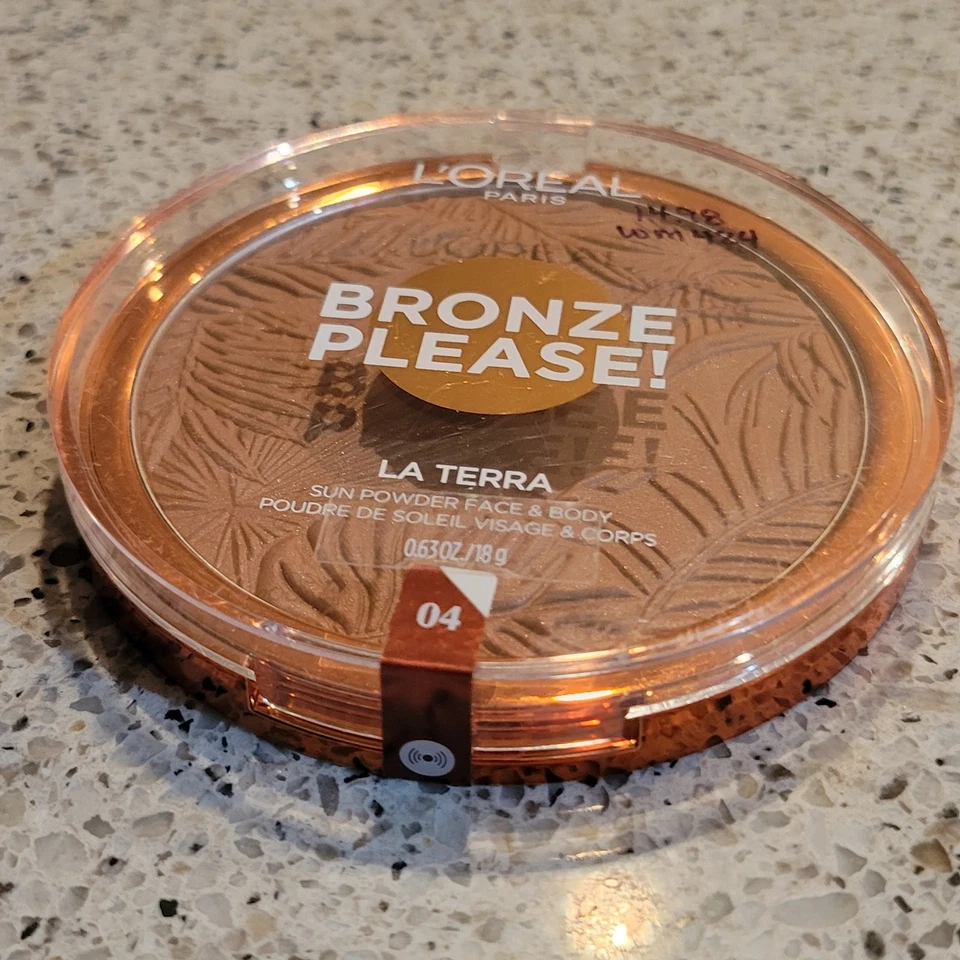 1 L'Oréal BRONZE PLEASE! Sun Powder Bronzer Face & Body LA TERRA 04✨️NEW✨️ - Image 4 of 4