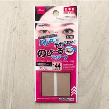 DAISO Double eyelid seal eye tape 144pieces slim type  1 sheet  JAPAN