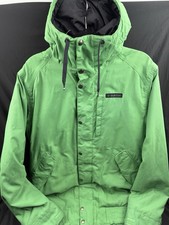 Burton Dry Ride The White Collection Chittagong Green Jacket Size Large Men  s