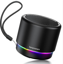 Portable Bluetooth Speaker 5.4, Mini Speaker with Noise Reduction Mic,Black 12