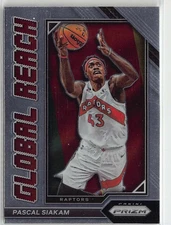 2022-23 Panini Prizm Global Reach Insert #4 Pascal Siakam