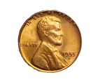 1955-S Lincoln Wheat Cent - Very Nice Ch/Gem BU Red Collector Coin-c6988xux
