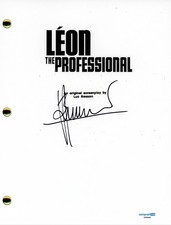 Luc Besson "Leon: The Professional" Signed Autograph Full Script Screenplay ACOA