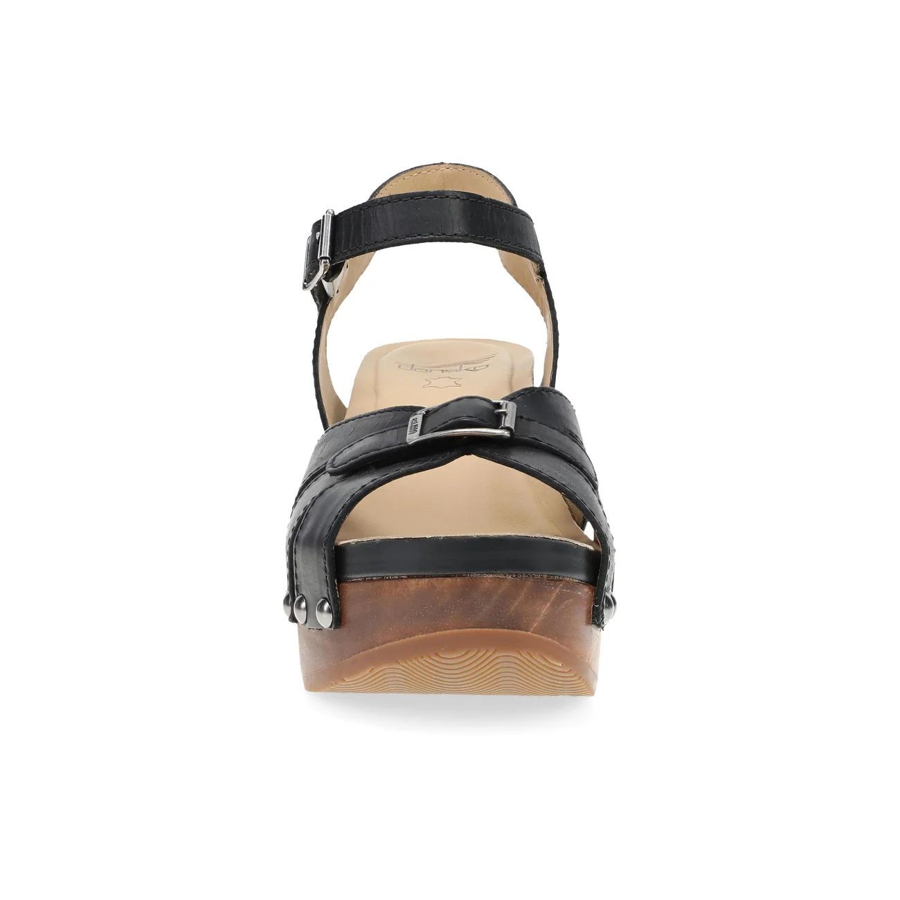Dansko Alanna Women's Casual Sandals, Black Calf, W37 image 3
